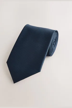 Next Blue Textured Tie