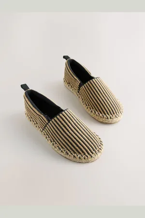 Next Stripe Standard Fit (F) Espadrilles