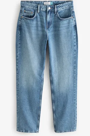 Next Dark 100% Cotton Straight Leg Jeans