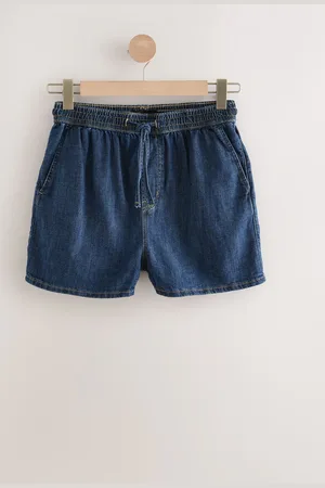 Next Dark Pull-On Elasticated Denim Shorts