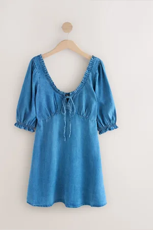 Next Dark Lightweight Lyocell Mini Summer Dress
