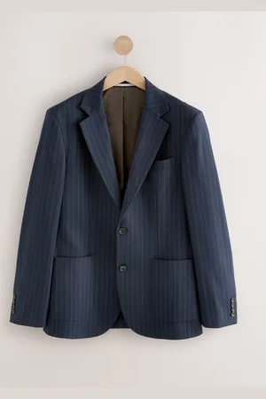 Next Slim Fit Striped Suit Jacket
