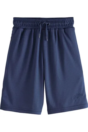 Next Blue Textured Sport Shorts (3-16yrs)