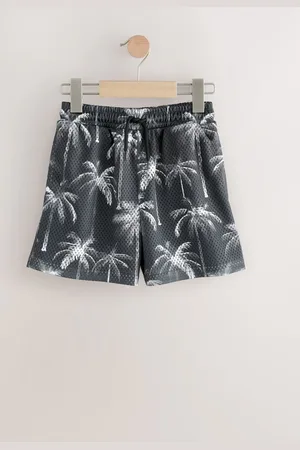 Next Palm /White Mesh Sport Shorts (3-16yrs)
