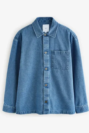 Next Light 100% Cotton Single Pocket Denim Shacket