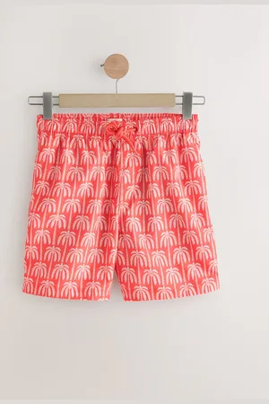Next Coral Palm Printed Swim Shorts