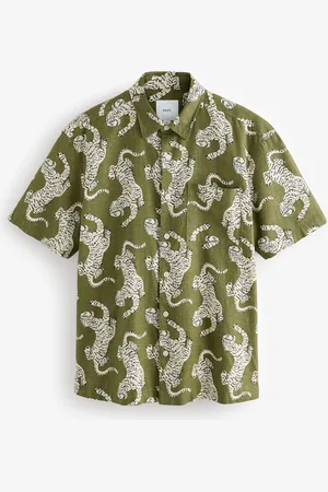 Next Tiger Printed Short Sleeve Shirt
