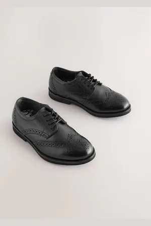 Next Wide Fit (G) Smart Leather Brogue Shoes