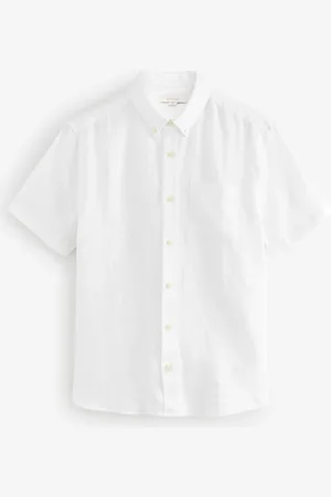 Next Signature 100% Linen Short Sleeve Shirt