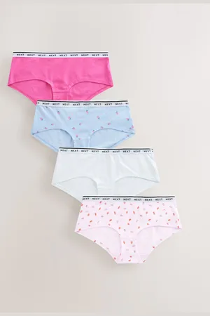 Next Fruit Print Short Logo Knickers 4 Pack