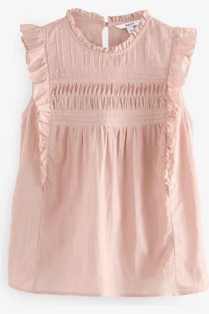 Next Ruffle Short Sleeve Blouse
