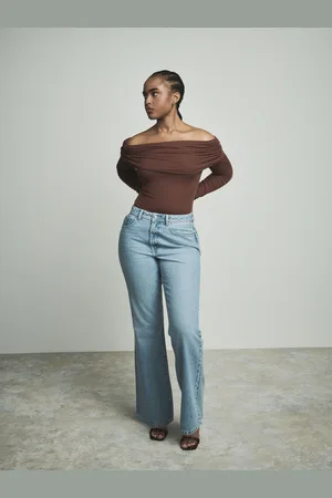 Next Bleach Hourglass Relaxed Bootcut 100% Cotton Jeans