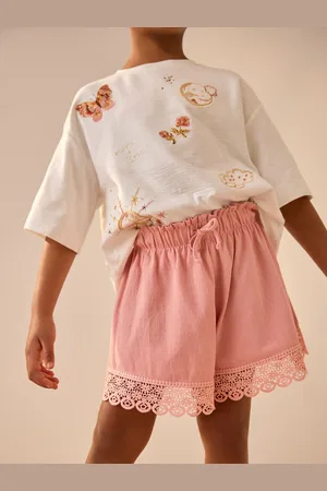 Next Lace Trim Pull On Short Skirt (3-16yrs)
