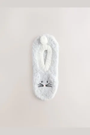 Next Pale Bunny Footsie Slippers