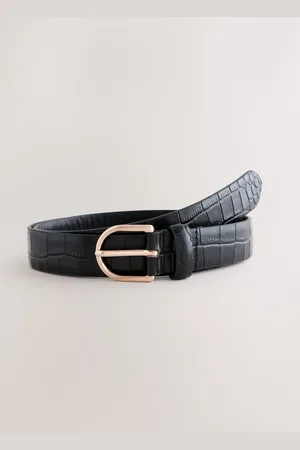 Next Croc Regular Leather Belt