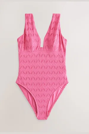 Next Lace Plunge Shaping Tummy Control Swimsuit