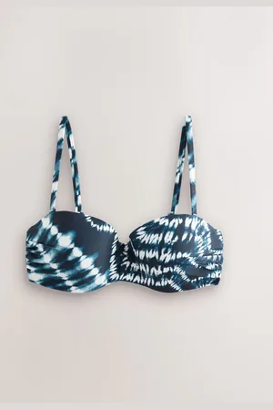 Next Tie Dye Wired Bandeau Bikini Top