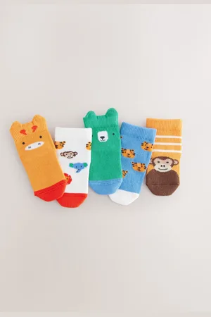 Next Bright Character Baby Socks 5 Pack (0mths-2yrs)