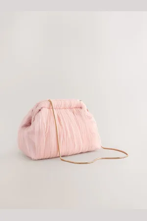 Next Pleated Volume Clutch Bag