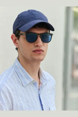 Next Blue Seersucker Texture Cap