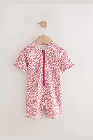 Next Ditsy Frill Sleeve Sunsafe Swimsuit (3mths-10yrs)