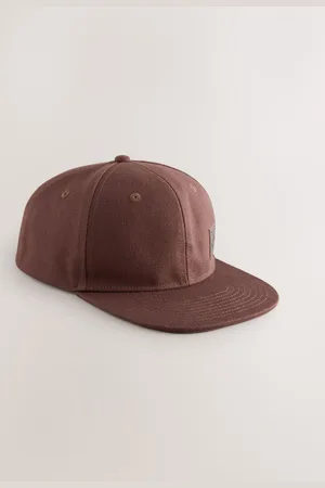Next Chocolate Canvas Flat Brim Cap