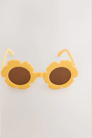 Next Yellow Kids Flower Sunglasses