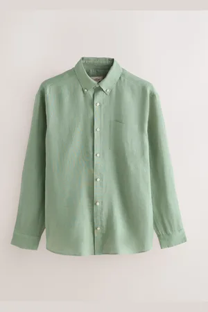 Next Mint Signature 100% Linen Long Sleeve Shirt