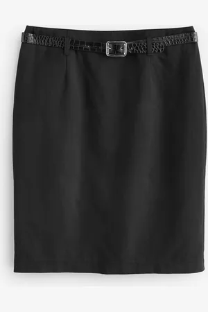 Next Pencil Knee Length Belted Skirt
