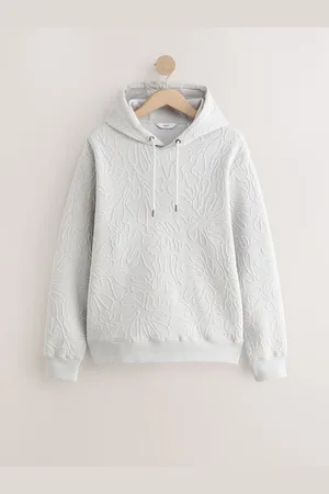 Next Mid Floral Floral Texture Hoodie