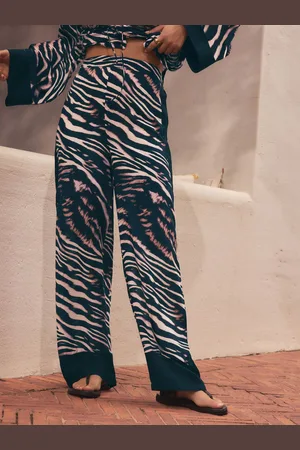 Next /Animal Wide Leg Trousers