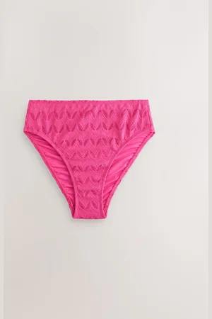 Next Lace High Waist Print Bikini Bottoms