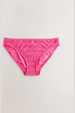 Next Lace High Leg Print Bikini Bottoms
