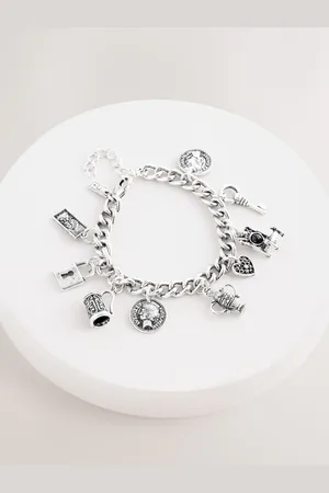 Next Tone Vintage Charm Bracelet