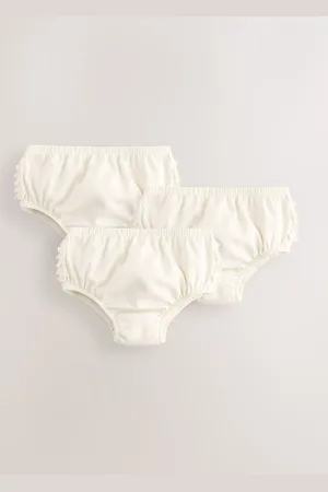 Next Baby 100% Cotton Knickers 3 Pack (0mths-2yrs)