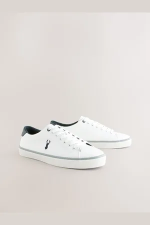 Next Canvas Stag Trainers