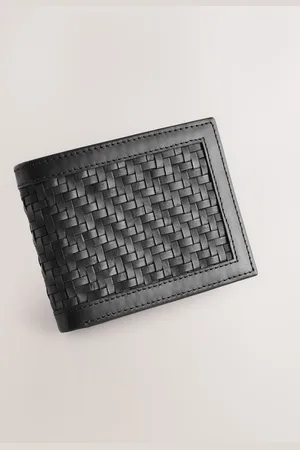 Next Leather Woven Wallet