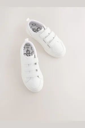 Next Wide Fit (G) Touch Fastening Smart Casual Trainers