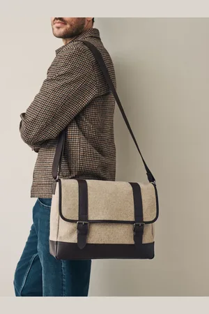 Next Signature Wool Mix Messenger Bag