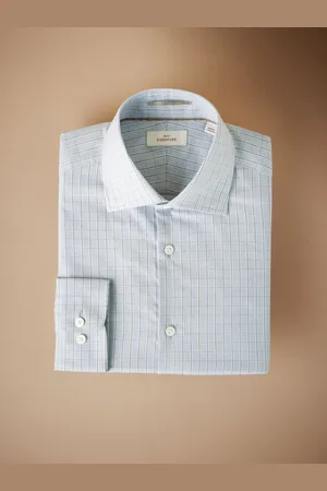Next Brown Slim Fit Signature Premium Textured Shirt