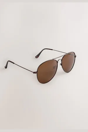 Next Chocolate Classic Aviator Style Sunglasses