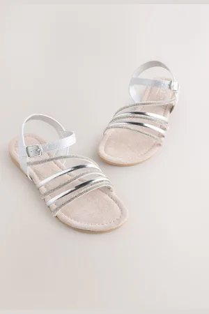Next Metallic Occasion Sandals