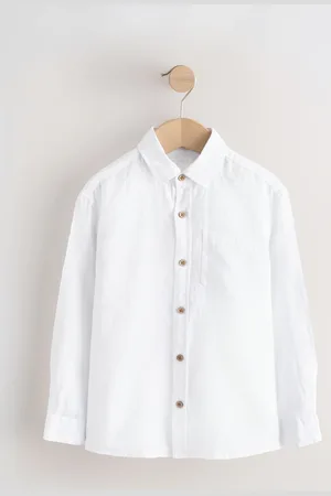 Next Long Sleeve 100% Linen Shirt (3-16yrs)