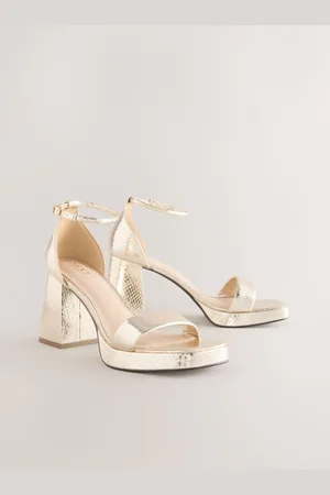 Next Forever Comfort Square Toe Platform Flare Heels