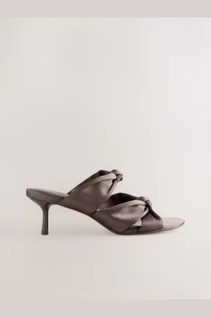Next Forever Comfort Round Toe Twist Detail Low Heel Mules