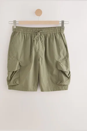 Next Khaki Lightweight Bluff Pocket Cargo Shorts