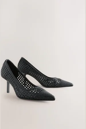 Next Forever Comfort Point Toe Weave Court Heel Shoes