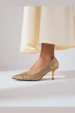Next Forever Comfort Point Toe Weave Court Heel Shoes