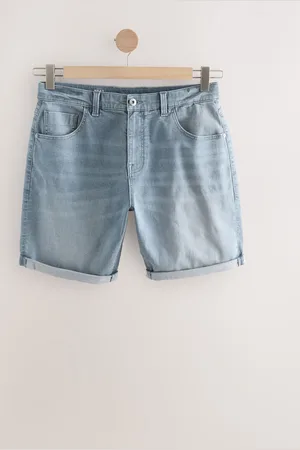 Next Slim Fit Stretch Denim Shorts