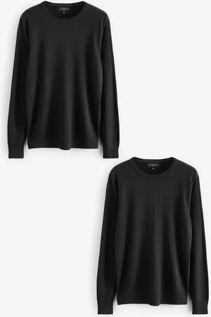 Next Crew Neck Regular Fit Soft Touch Jumpers 2 Pack